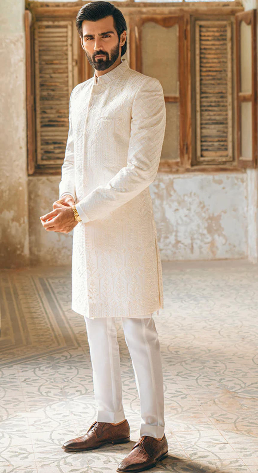 Grey Indo-western Jacket Kurta With Trouser | Wedding kurta for men,  Sherwani, Sherwani for men wedding