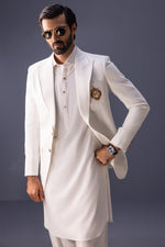 Designer Men's Classic shalwar kameez off white